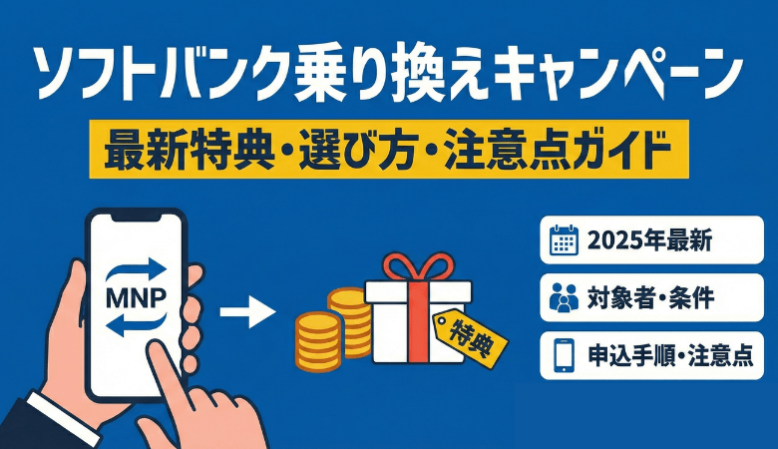 ソフトバンク乗り換えキャンペーン完全ガイド|最新特典と注意点