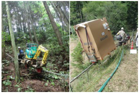 ソフトバンクの電波改善　山岳地帯