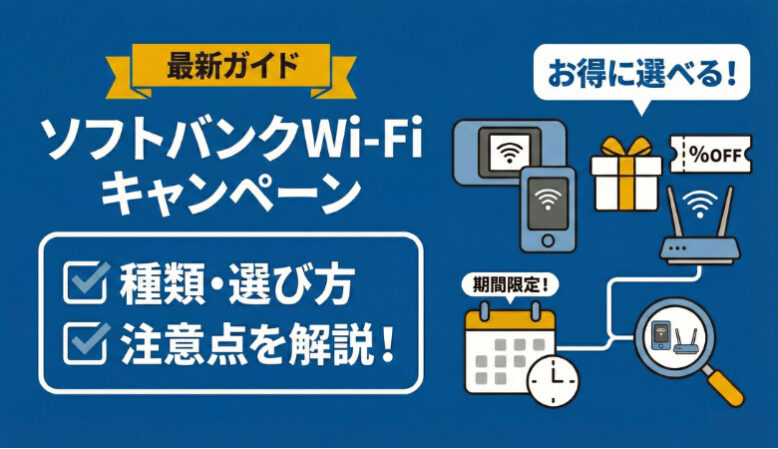 ソフトバンクWi-Fiキャンペーン最新ガイド｜種類・選び方・注意点