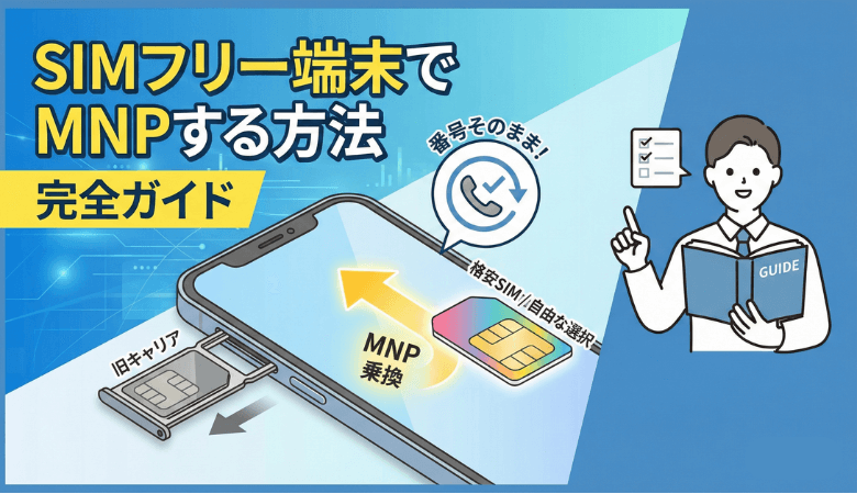 SIMフリーのMNP入門｜メリット・デメリットと乗り換え手順