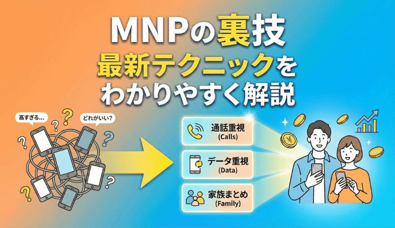 MNPの裏技でスマホ代を下げる方法｜格安SIM・サブブランド乗り換え術