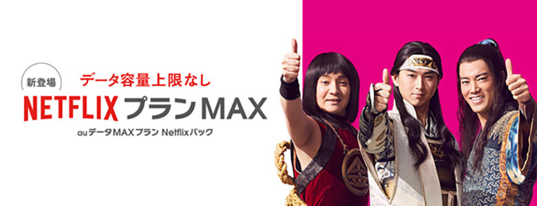 auデータMAXプラン Netflixパック