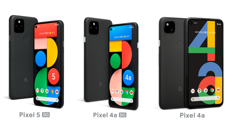 Google Pixel3機種比較画像