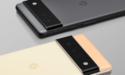 Pixel 6とPixel 6 Proのカメラ部分の写真