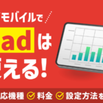 ワイモバイルでiPadは使える！対応機種・料金プラン・設定方法を解説