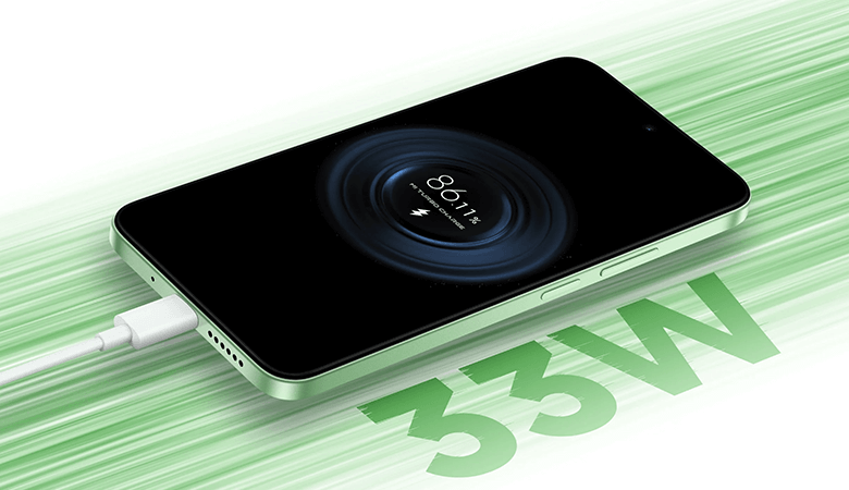 【充電・同梱物】33W急速充電対応｜充電器は同梱なし